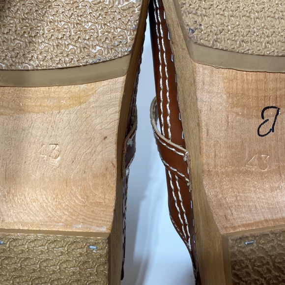 NWOT SIMSON Orthopedic Dutch Leather Clogs - Picture 14 of 16